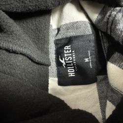 Checkered Button Up Hollister Jacket 