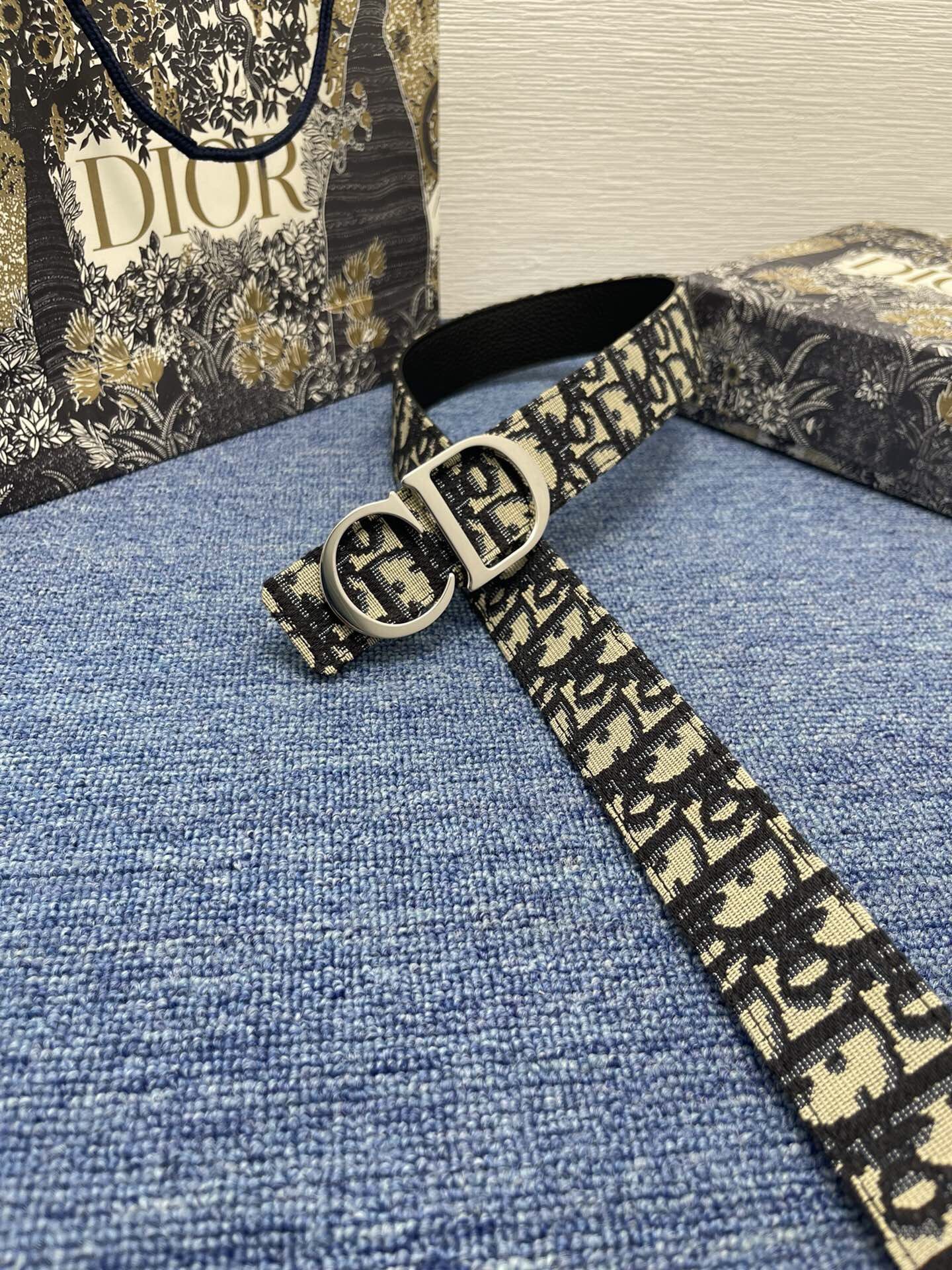 Dior CD Men’s Belt With Box 2025 New