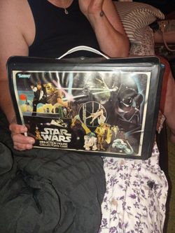 1970's Star Wars action figures with case