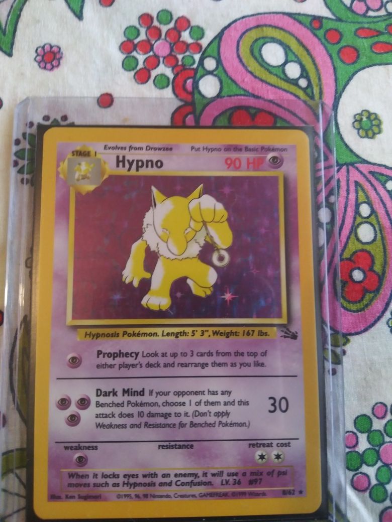 Pokemon cards Rare Vintage Holos