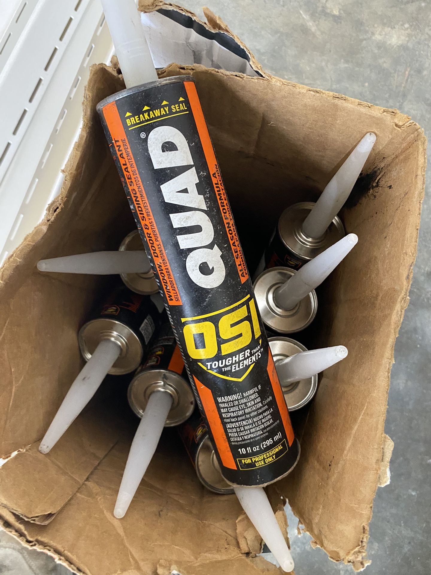 OSI Quad Window Door & Siding Sealant 10 oz x 8 Tubes