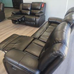 New Recliner Sofa And Loveseat Both On Sale Now Dont miss