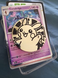 Ceruledge And Charcadet With Pokemon Coin 50 Dollars