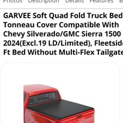 Soft bedcover for silverado n Sierra.
Retails for$300