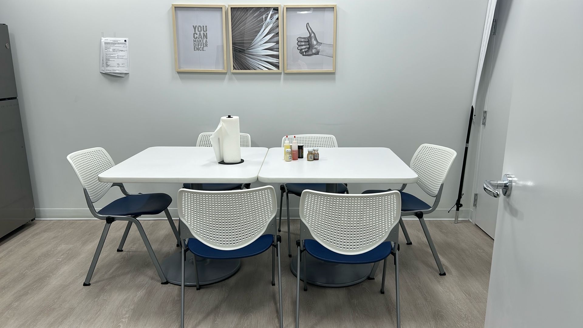 KFI Studios 36 Inch Square Table White Top/silver Base