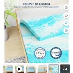 Viral Gel Foam Mattress Topper 