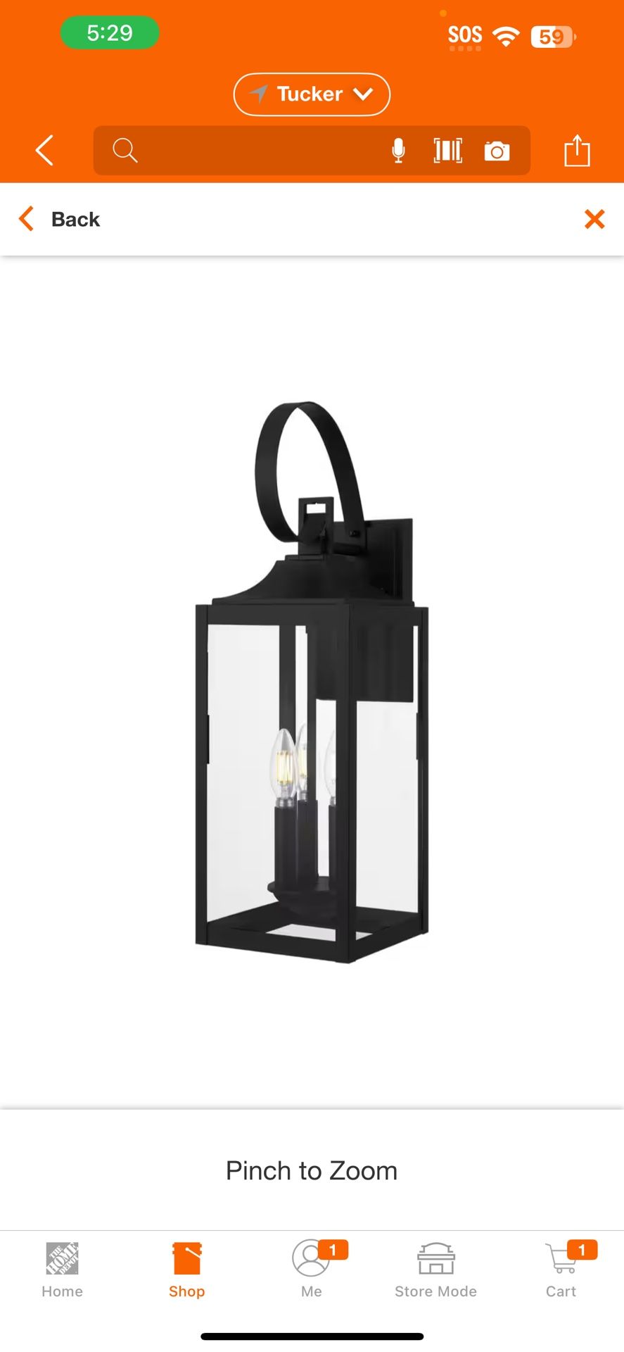 Home Decorators Collection Havenridge 23.2 in. 3-Light Matte Black Hardwired Outdoor Wall Light Lantern Sconce with Clear Glass (1-Pack)