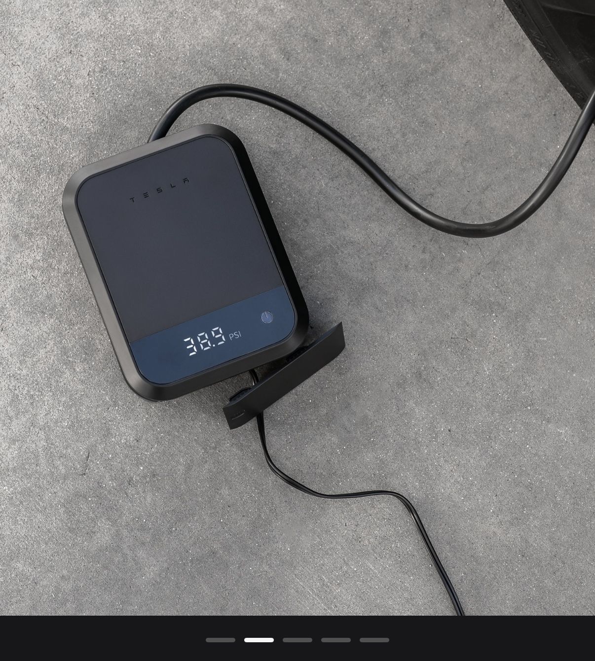 Brand New Tesla Air Compressor + Tire Repair Kit 3.0