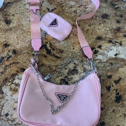 Pink Crossbody Bag 
