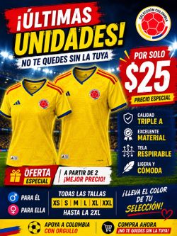 Camisetas de la Selección Colombia 🇨🇴