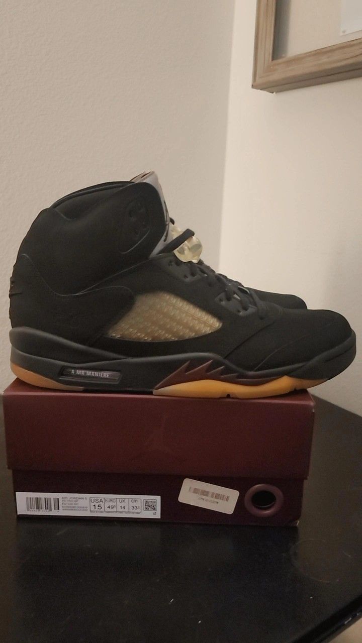 Jordan Retro 5 Ama Maniere Sz 13 Mens