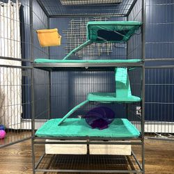 4 Tier Metal small animal cage