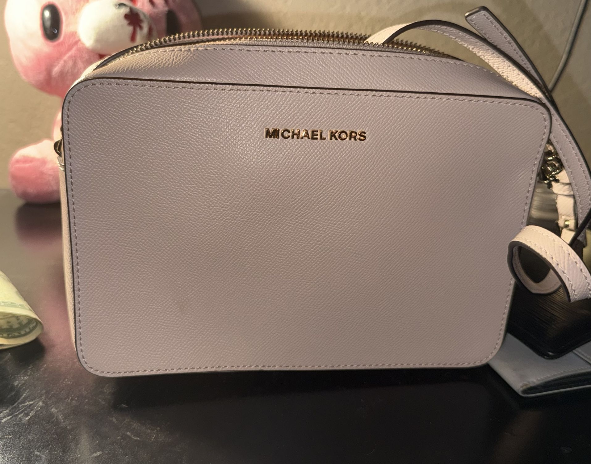 Michael Kors Jet Pink Crossbody Bag