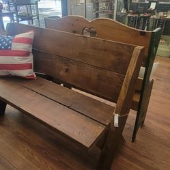 Handbuilt Solid Wood Heavy Bench