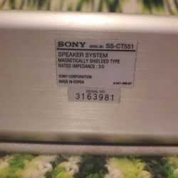 Sony Speaker System 