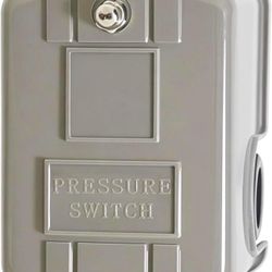 Well Pump Pressure Switch 40-60 PSI, Adjustable Differential, 1/4" NPT, Compatible with Square D 9013FSG2/Pumptrol, Low Pressure Cut-Off, Automatic Wa