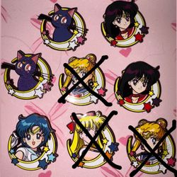 Sailor Moon Fig Pins 