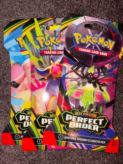 3 brand new pokemon card packs