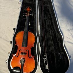 Antonius Stradivarius Violin, Bow, and case