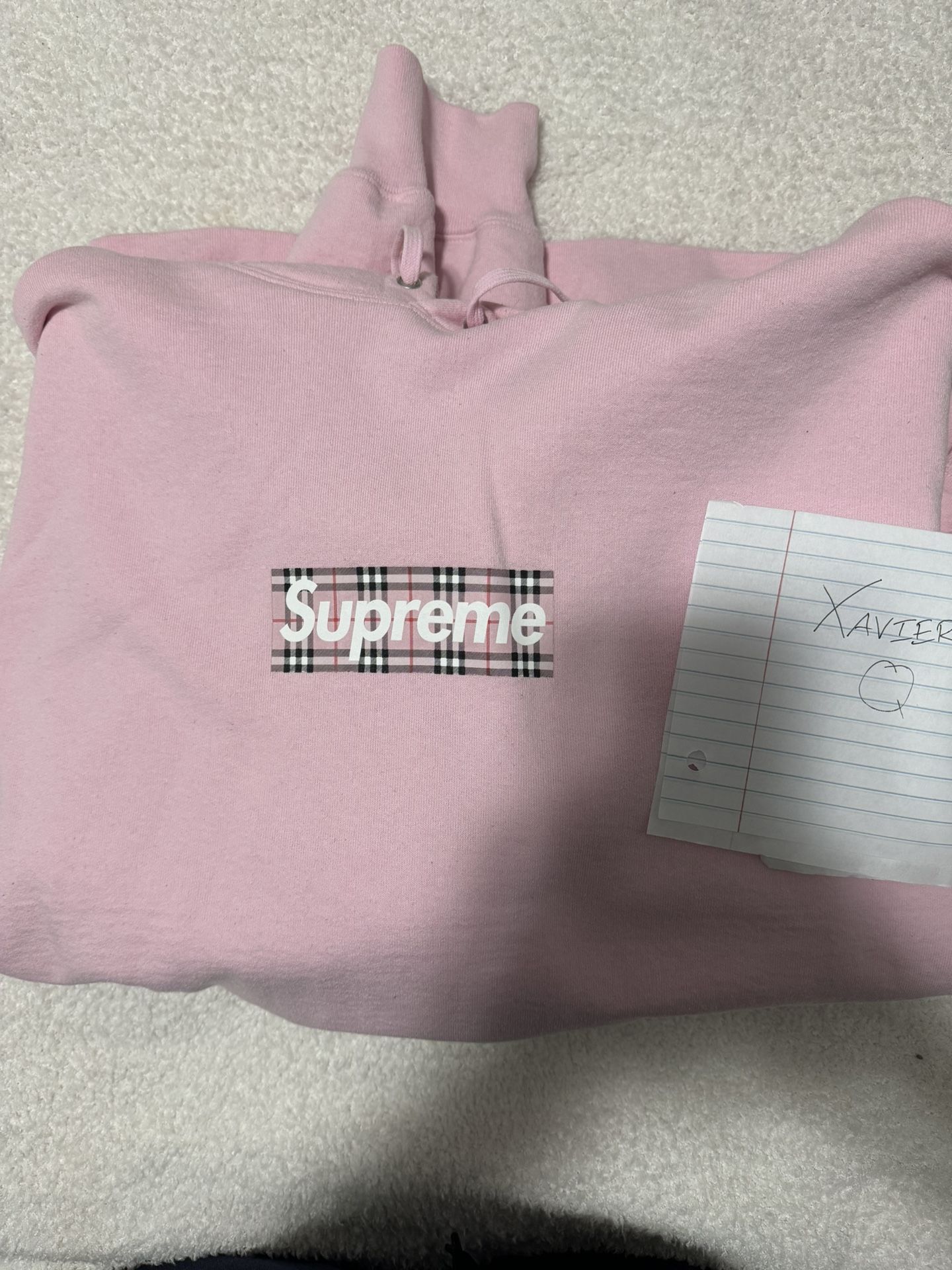 Supreme Burberry XL