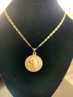 14k gold chain with charm