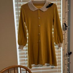 Mustard Yellow Dress
