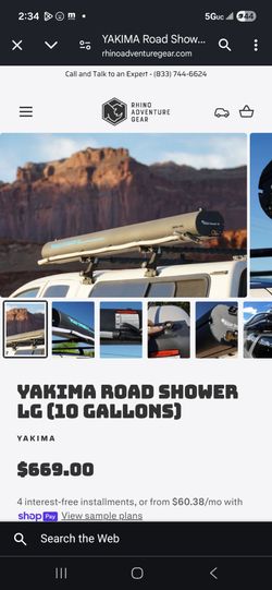 Road shower 4L 10gal