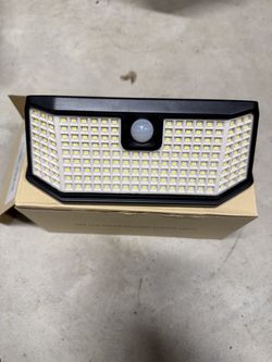 LED light with motion sensor