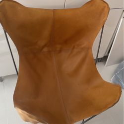 Vintage Style! Leather Butterfly Chair