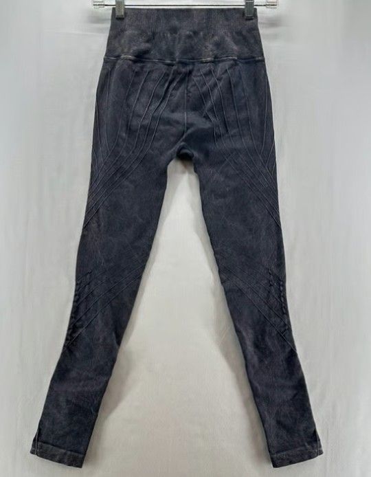 NUX Leggings Womens Size Small High Rise Mesa Seamless Moderate Compression Gray
