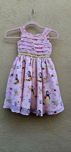 Disney Store Snow White Girl Pink Dress Princess Size 3