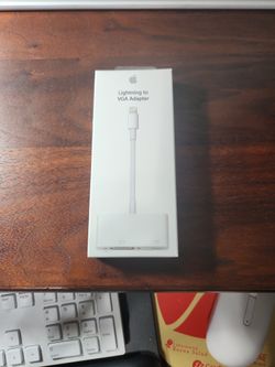 Apple Lightning To VGA Adapter NEW
