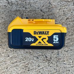 Dewalt 20v XR 5AH Battery 