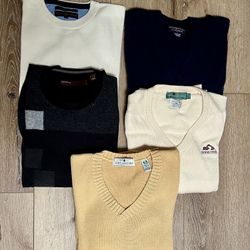Men’s Sweaters & Golf Windbreakers (prices in ad)