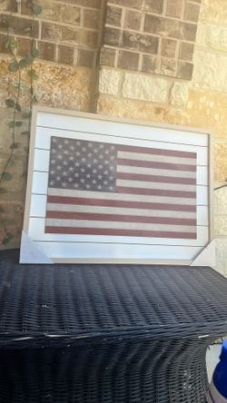 American Flag Wall Picture