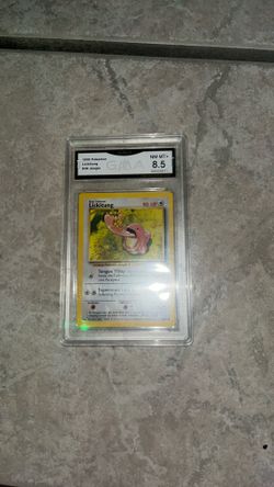1999 Lickitung first edition 8.5 graded card