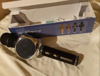 Bluetooth karaoke style microphone
