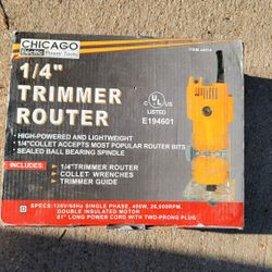 1/4" trimmer router