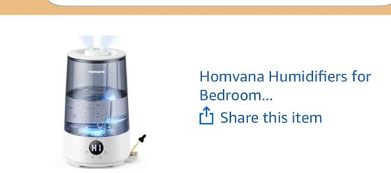 Humidifier still in box