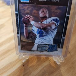 Dak Prescott Optics rated rookie white