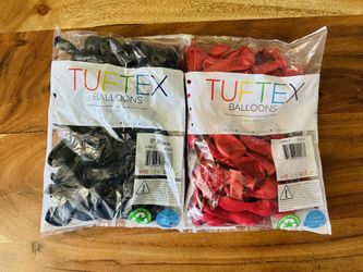 Red and  Black Balloons Tuftex 