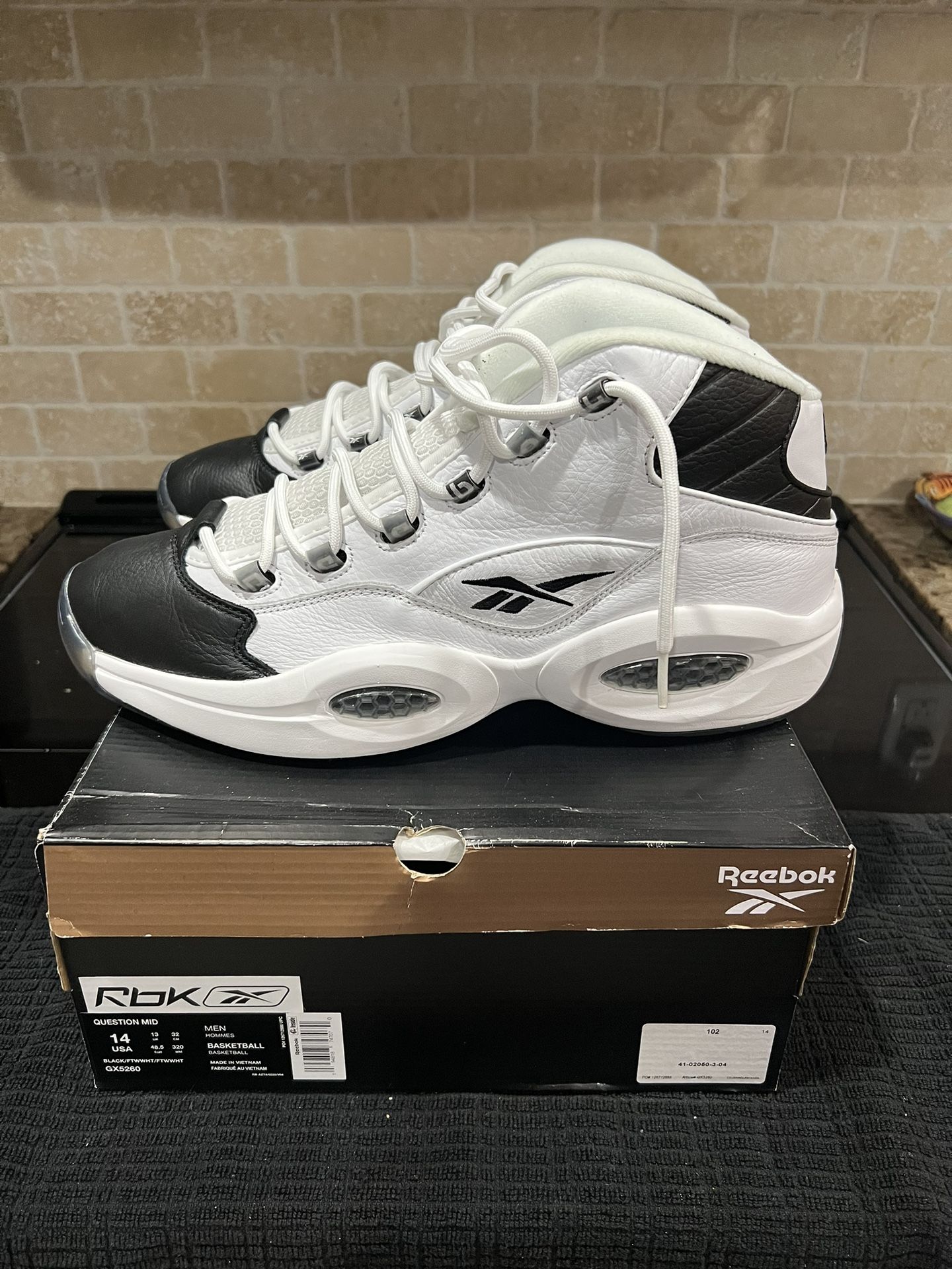 Reebok Question Size 14