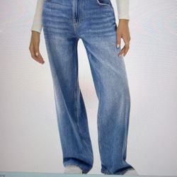 New Woman’s Wide Leg Jeans.  Size XL