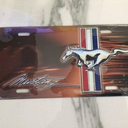 Ford Mustang Plate Wall Decor Or auto