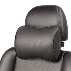 Memory Foam Car Neck Pillow Soft Leather Headrest for Driving Home Or Chair Desk 