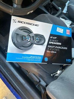 Scosche 6x9 4-Way Car Speakers