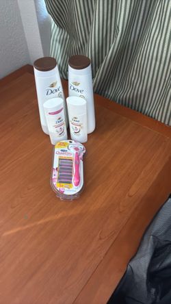 Dove Body wash & Deodorant Bundle with Schick Razor