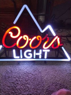 Coors neon light