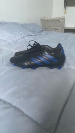 Adidas Soccer Cleats Black and Blue