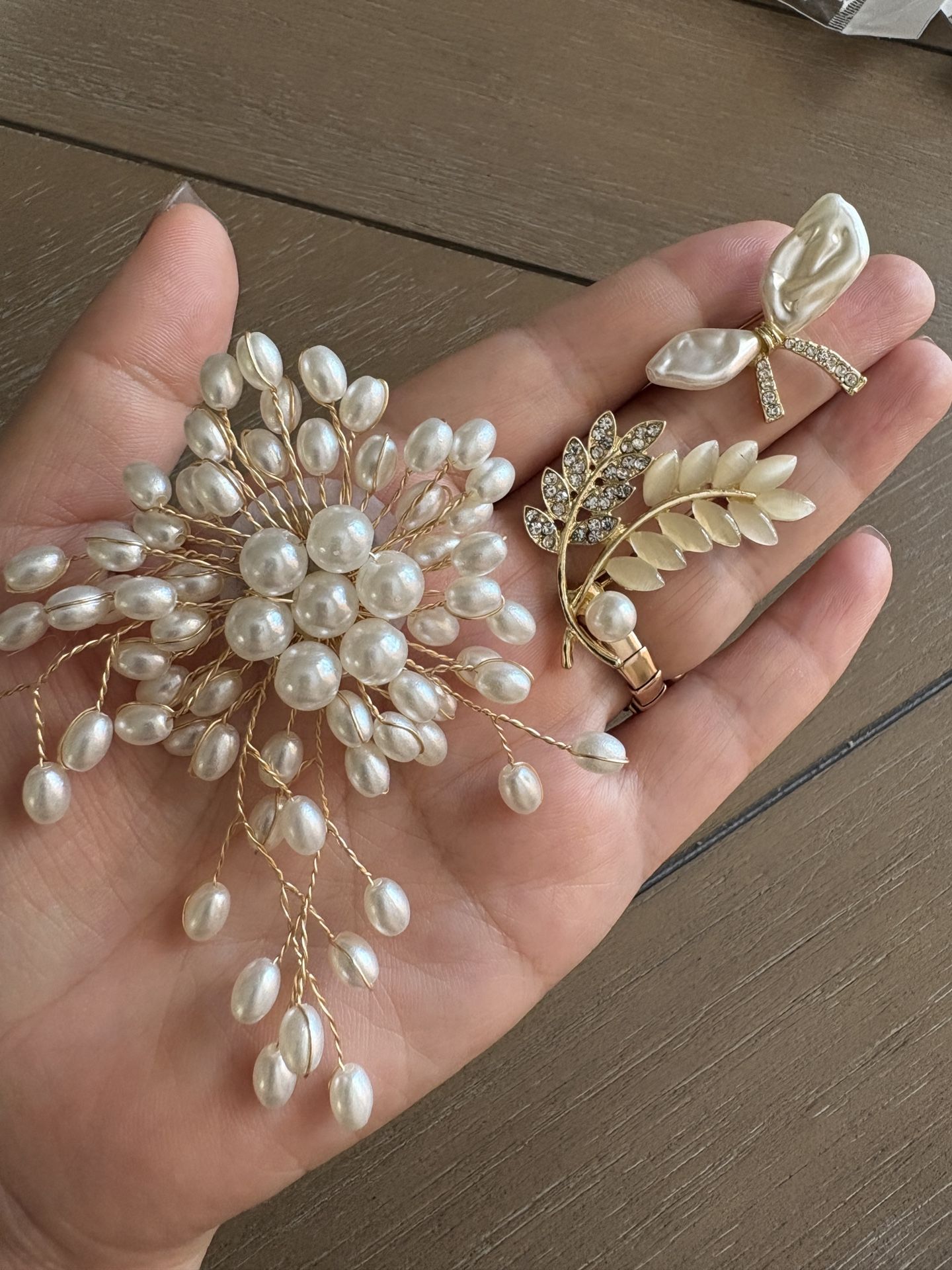 Bundle of 3 Elegant Brooches – $15